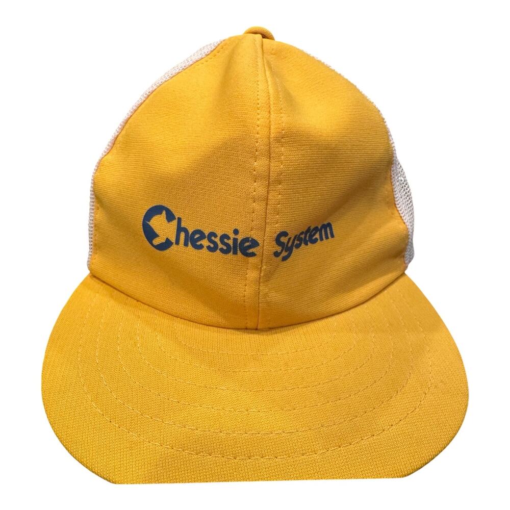 Chessie System Railroads Vintage 1980s SIZE A JUST  Cap Medium - 7 thru 7 5/8”